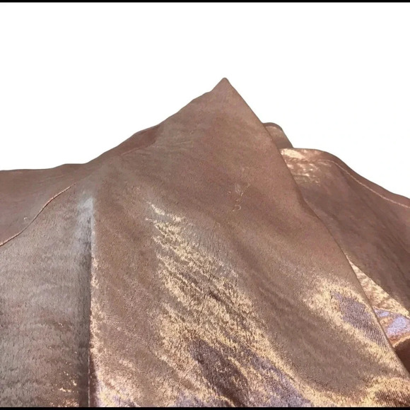 Lost + Wander Mademoiselle Pink Satin Wrap dress Ruffle Mini Dress coquette girl - Picture 9 of 11